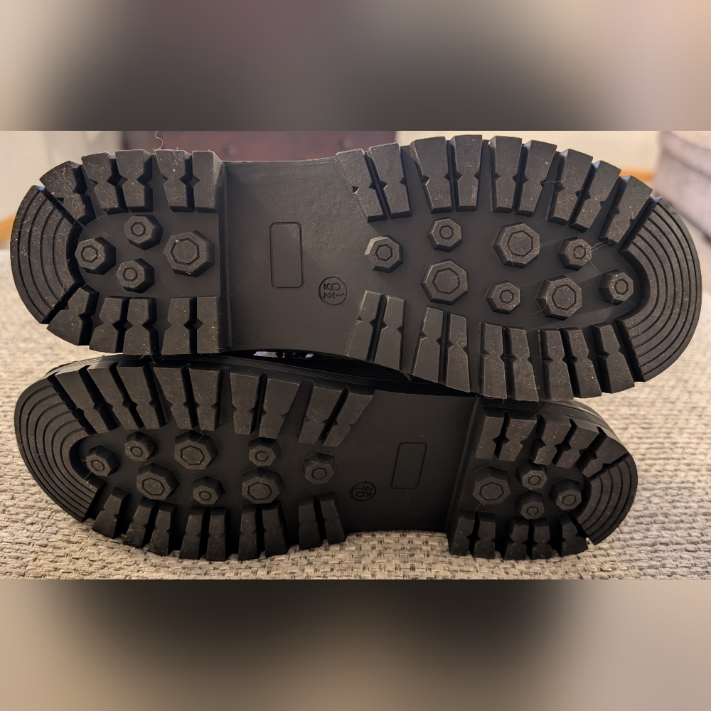 Kohl's Women's Brown Combat Boots - Picture 5 of 7
